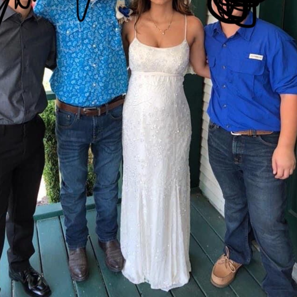 Beaded wedding dress